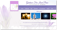 Desktop Screenshot of guidanceforinnerpeace.com