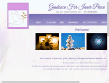 Tablet Screenshot of guidanceforinnerpeace.com